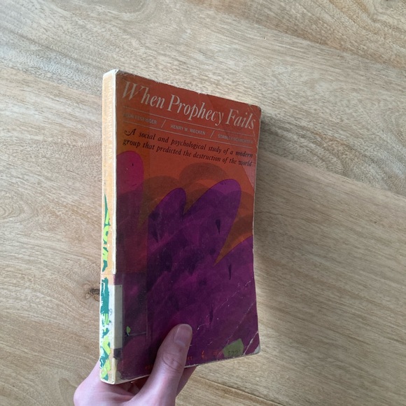 3 FOR $15 When Prophecy Fails Book - Picture 10 of 13